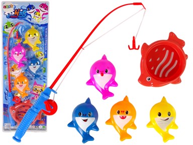 Set za ribolov - Ribe + štap + zaslon