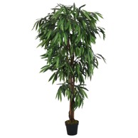 Umjetno stablo manga, 300 listova, visina 80 cm, zeleno  