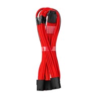 CABLEMOD Pro ModMesh 12VHPWR na 3x PCI-e kabel, 45 cm, crveni CM-PCAB-16P3-N45KR-5PC-R