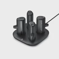 VEGER Pogo set power bank, 4 x 5000mAh, PD 20W, LED, crna