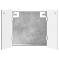 Kabinet za mete ZWOLLE, betonska siva, 52,5 × 10,5 × 57,5 cm