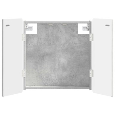 Kabinet za mete ZWOLLE, betonska siva, 52,5 × 10,5 × 57,5 cm