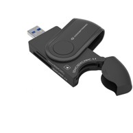 CONCEPTRONIC Čitač kartica 4-u-1, USB-A 3.0, crni