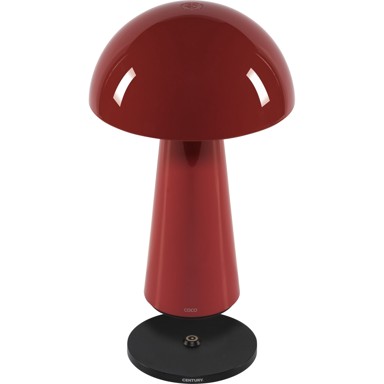 CENTURY Stolna lampa, LED, Coco, 1,5W, 2700K, 100 lumen, prigušiva, IP44, crvena