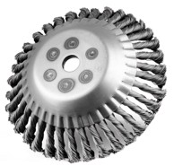 Čelična četka za trimer sa spiralnom žicom SZ TK200/2S, otvor 25,4 mm, Ø 200 mm