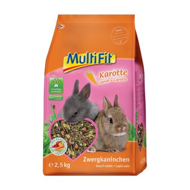 MULTIFIT Hrana za kuniće s mrkvom 2,5 kg