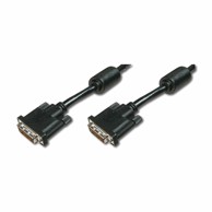 DIGITUS DVI digitalno-digitalni kabel 3 m s feritom AK-320101-030-S, siva