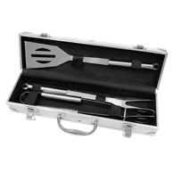 Pribor za roštilj, set u alu kovčegu 3/1