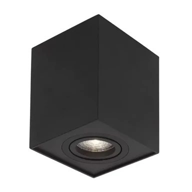 Nadgradna svjetiljka Rende NL820203, crna, GU10, 1x10 W, IP20, 220–240 V