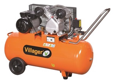 VILLAGER Kompresor VAT VE100L (100L, 8 bara, 330 l/min, 2.2 kW)