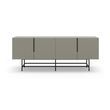 MARCKERIC Zelena/siva niska komoda, 200x77,5 cm Eldia