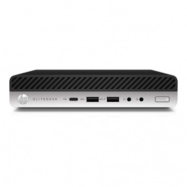 HP Stolno računalo EliteDesk 800 G4 DM / Intel Core i5-8500T, 8GB, 256GB SSD, Intel UHD Graphics, Windows 11 Pro (obnovljen)