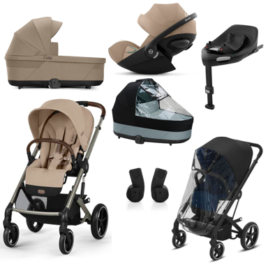 CYBEX Dječja kolica Balios S Lux set XL – badem bež