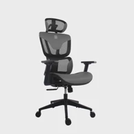 BIT FORCE Uredska stolica Cozy LM-2D, crno/siva