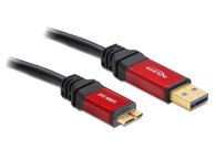 DELOCK USB 3.0 kabel A–Micro-B Premium, 5 m