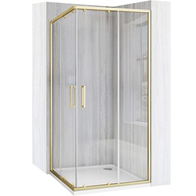 REA Tuš kabina Rea City 90x90, gold