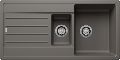 BLANCO Sudoper Legra 6 S Silgranit, vulkan siva