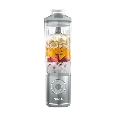 NINJA Blender BC251 Blast Max Smoothie Maker, 570 ml, srebrni