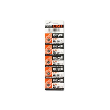 MAXELL Baterija Alkalna dugmasta LR41, 10 kom, 5x2
