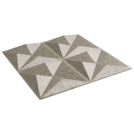 Zidni paneli, 50x50 cm, XPS pjena, origami beton, 12 kom