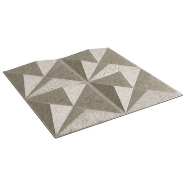 Zidni paneli 12 kom 50 x 50 cm od XPS pjene, origami beton