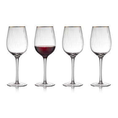 LYNGBY GLAS Čaše u setu 4 kom vinske 300 ml Palermo