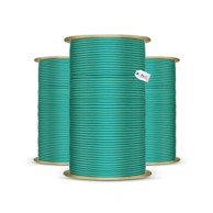 DQ-PP gumeno uže s kukama, 4 mm, 20 m, zeleno