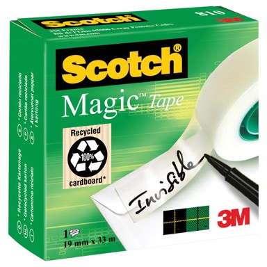 3M SCOTCH Magic nevidljivi selotejp 810, 19 mm x 33 m