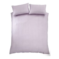 CATHERINE LANSFIELD Posteljina Heatset Wave od krepa za bračni/produženi krevet 230x220 cm u boji lavande