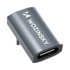 WOZINSKY Adapter WPKF-01, USB-C na USB-C, 40 Gb/s, 240 W, 8K, OTG, kutni, siva