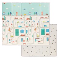 FILLIKID Dvostrana podloga za igru Street 180 x 200 cm