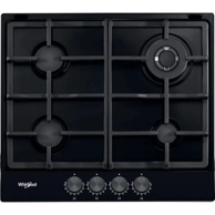 WHIRLPOOL Ugradbena plinska ploča TGML 661 NB, 58 cm, 4 zone, crna