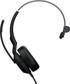 JABRA Slušalice Evolve2 50 UC, crne, on-ear, Mono, USB-A