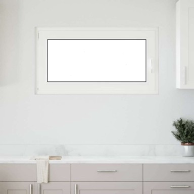 Prozor za podrum Risor 110 x 70 cm, PVC i staklo, trostruki sloj, nagibanje i okretanje lijevo, antracit