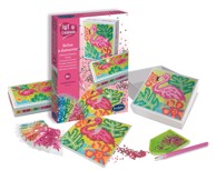 ART & CREATIONS Set Boites A Diamanter, Flamingo