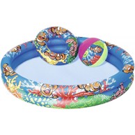 BESTWAY Dječji bazen na napuhavanje Play Set, 122 x 20 cm
