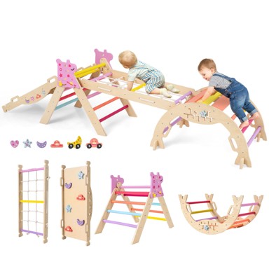 Montessori sklopivi set za penjanje 8-u-1, šareni