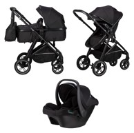 FREEON Kolica Neo 3 u 1, crna