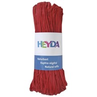 HEYDA Rafija prirodna 20-48877 91 50 g, crvena