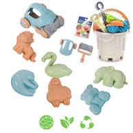 WOOPIE Green set pijesak s autićem 10 kom
