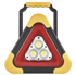 EMOS LED sigurnosni trokut P4010, COB LED, crvena LED, punjivi