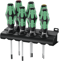 WERA Set odvijača 335/350/367/7 KRAFTFORM, s račnom