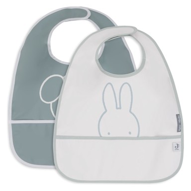 JOLLEIN Podbradnjak Miffy Peekaboo, zeleni