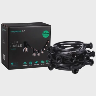 LED rasvjetni lanac, E27, 11,5 m, 20 grla, IP44