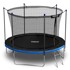 NEO-SPORT Vrtni trampolin 312 cm (10 ft), unutarnja mreža i ljestve, plavi