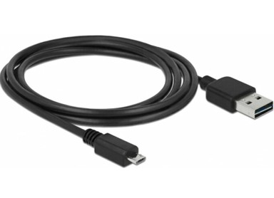 DELOCK Kabel USB-A 2.0 (M) na micro USB-B (M), EASY USB, 2m