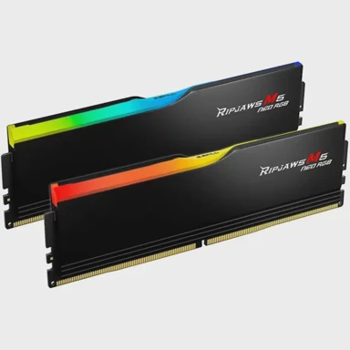 G.SKILL RAM memorija Ripjaws M5 Neo F5-6000J3040G32GX2-RM5NRK, 64GB (2x32GB), DDR5-6000, CL30, DIMM, crna, RGB