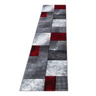 AYYILDIZ CARPETS Bordo/siva staza 80x300 cm Hawaii 