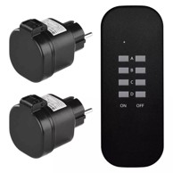 EMOS Daljinski upravljane utičnice IP44 schuko P0068