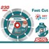TOTAL Industrial Dijamantna rezna ploča TAC21123012, 230 mm